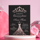 Search for gown quinceanera invitations Elegant