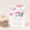 Search for vintage aeroplane birthday invitations Aviation