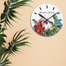 Search for parrot clocks Watercolor