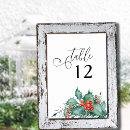 Search for elegant and natural table cards Watercolor