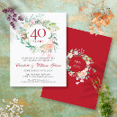 Search for ruby wedding anniversary invitations Vow renewal