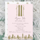 Search for winter bridal shower invitations Pink