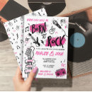 Search for rock and roll baby shower invitations Music