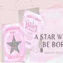 Search for a star is born baby shower invitations Mother to be