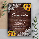 Search for rustic quinceanera invitations Flowers