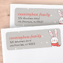 Search for snowflakes return address labels Typography