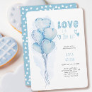 Search for watercolor balloons invitations Boy