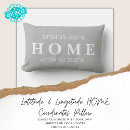 Search for latitude and longitude cushions Housewarming