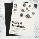 Search for galaxy wedding invitations Sun moon stars
