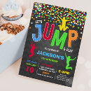 Search for trampoline birthday invitations Jump