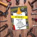 Search for tool birthday invitations Construction