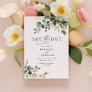 Search for foliage save the dates Watercolor floral foliage