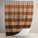Search for brown shower curtains stripes