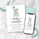Search for teal elephant baby shower invitations Cute