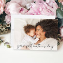 Search for first mothers day cards Mother and baby