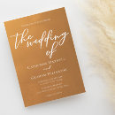 Search for earth tone wedding invitations Vintage
