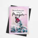 Search for prayers cards Butterfly