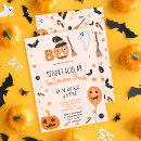 Search for halloween invitations orange and black