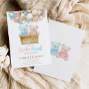Search for bearly wait gender reveal invitations Bear baby shower