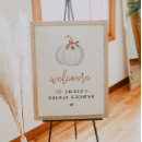 Search for welcome fall posters White pumpkin