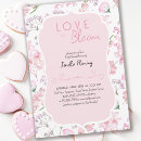 Search for cute bridal shower invitations Love is in bloom