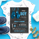 Search for boxing baby shower invitations Blue