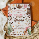 Search for cowgirl 1st birthday invitations Rodeo birthday party