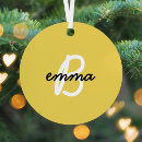 Search for mustard christmas tree decorations Minimalist