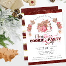 Search for cookie exchange christmas invitations Red