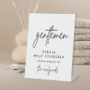 Search for mens bathroom signs Black and white