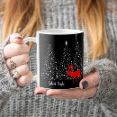 Search for modern black white christmas tree mugs Stars