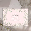 Search for babys breath baby shower invitations Floral