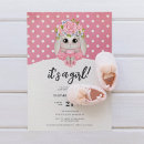 Search for cute baby girl shower invitations Rustic