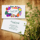 Search for health coach business cards Vegetables