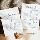 Search for order of events wedding programmes Black and white