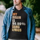 Search for song tshirts Typography