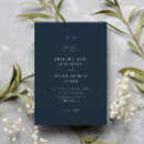 Search for formal navy blue wedding invitations Minimal