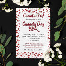 Search for canada day bbq invitations Maple leaf