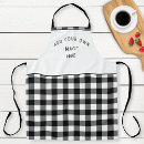 Search for add photo aprons Black and white