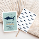 Search for shark invitations Blue