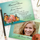 Search for butterfly memorial service invitations Sympathy