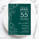 Search for emerald anniversary invitations Floral