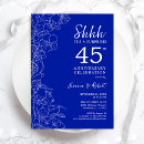 Search for royal blue white wedding invitations Modern