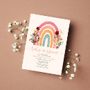 Search for rainbow baby girl shower invitations Modern