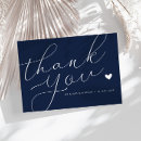 Search for navy blue thank you cards Blue and white