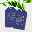 Search for navy blue gift tags Birthday