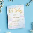 Search for pastel rainbow baby shower invitations Watercolor