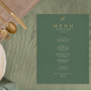 Search for elegant wedding menus Minimalist