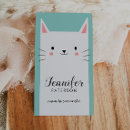 Search for cat business cards modern