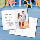 Search for beach moving announcement cards Florida